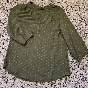 Olive Green Women's Top